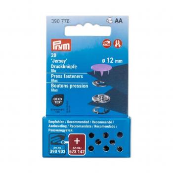 Prym 'Jersey' Druckknöpfe Lila 390778